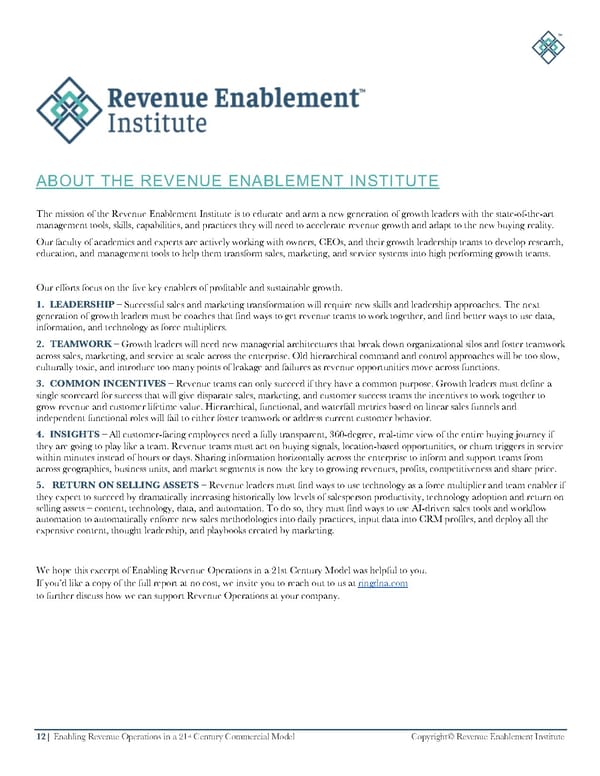 How Rev Ops Can Grow Your Business - Page 12