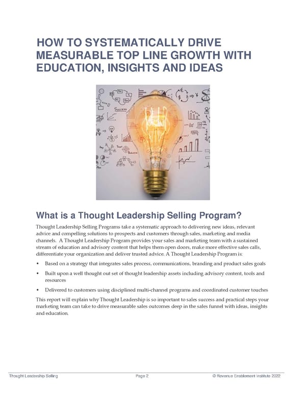 Thought Leadership Selling Flipbook - Page 2