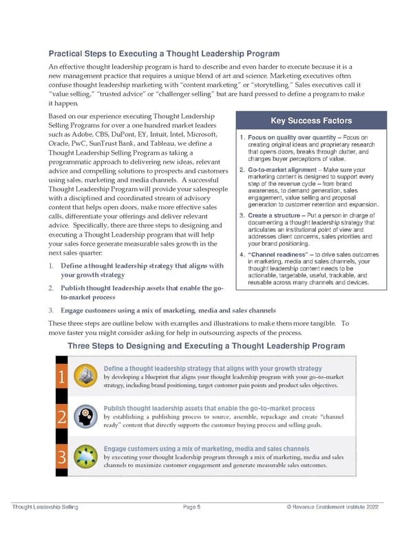 Thought Leadership Selling Flipbook - Page 5